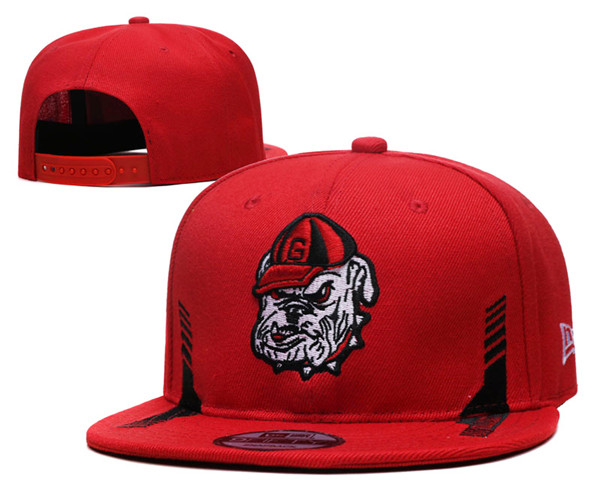 Georgia Bulldogs Stitched Snapback Hats 001